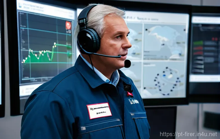 소방설비기사 현장에서의 리더십 - **Prompt 2: Collaborative Innovation and Digital Vigilance in Fire Prevention**
    "A diverse team ...