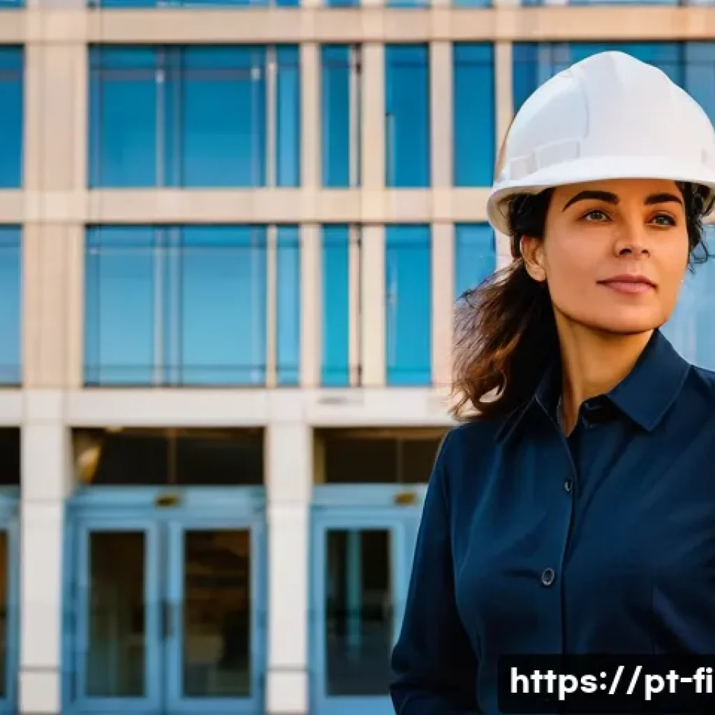 소방설비기사의 직업 만족도 조사 - **Prompt:** A Portuguese fire safety engineer, a woman in her late 30s with a confident and focused ...