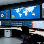 Home 18 소방설비기사와 화재 감지 센서 활용 - A modern industrial control room featuring a diverse array of advanced smart fire detection sensors ...